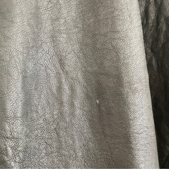 Madewell The Washed Leather Motorcycle Jacket in Black Size Large - Picture 6 of 13